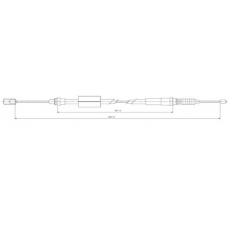 432406J JURID Трос, стояночная тормозная система