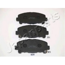 PA-409AF JAPANPARTS Комплект тормозных колодок, дисковый тормоз