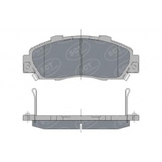 SP 253 SCT Комплект тормозных колодок, дисковый тормоз