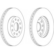 WGR1218-1 WAGNER LOCKHEED Тормозной диск