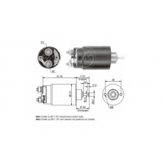 227745 ERA Тяговое реле, стартер