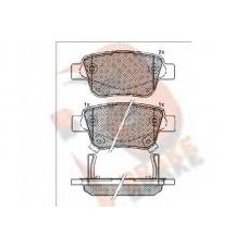 RB1688 R BRAKE Комплект тормозных колодок, дисковый тормоз
