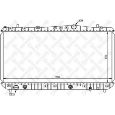 10-25342-SX STELLOX Радиатор, охлаждение двигателя