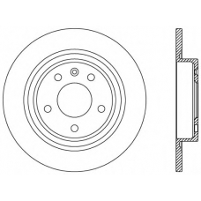 BDA2538.10 OPEN PARTS Тормозной диск