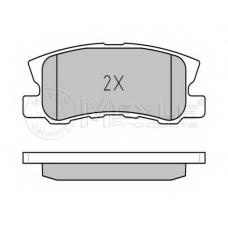 025 235 8216/PD MEYLE Комплект тормозных колодок, дисковый тормоз