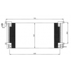 35491 NRF Конденсатор, кондиционер