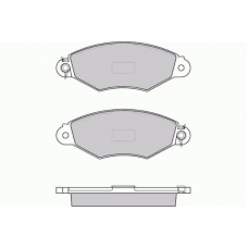 12-0749 E.T.F. Комплект тормозных колодок, дисковый тормоз