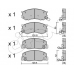 822-456-0 CIFAM Комплект тормозных колодок, дисковый тормоз