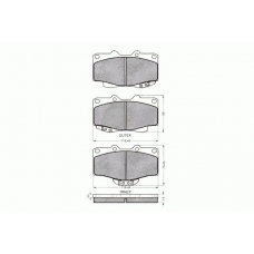 7.170 PEX Комплект тормозных колодок, дисковый тормоз