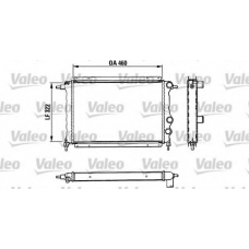 883851 VALEO Радиатор, охлаждение двигателя