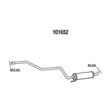 394310165200 MAGNETI MARELLI Выпускной трубопровод