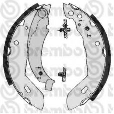 S 68 518 BREMBO Комплект тормозных колодок
