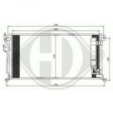 8580710 DIEDERICHS Конденсатор, кондиционер