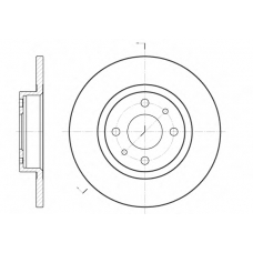 6191.00 REMSA Тормозной диск