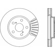 BDA1727.20 OPEN PARTS Тормозной диск