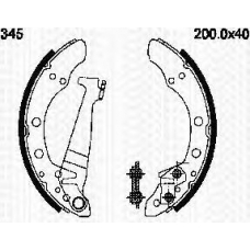 8100 29345 TRIDON Brake shoes
