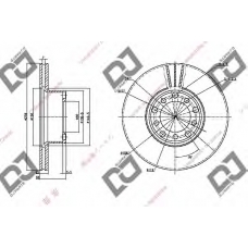 BD1125 DJ PARTS Тормозной диск