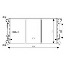 QER1358 QUINTON HAZELL Радиатор, охлаждение двигателя