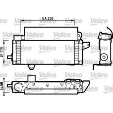 817001 VALEO Масляный радиатор, двигательное масло