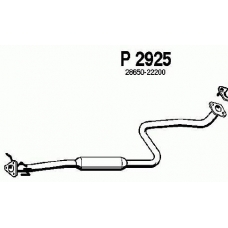 P2925 FENNO Средний глушитель выхлопных газов