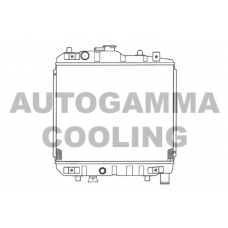 100472 AUTOGAMMA Радиатор, охлаждение двигателя