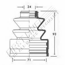 FCB2599 FIRST LINE Пыльник, приводной вал