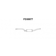 FD30077 VENEPORTE Предглушитель выхлопных газов