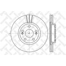 6020-3913V-SX STELLOX Тормозной диск