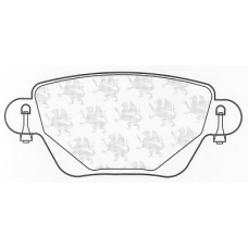 BP1282 QH Benelux Комплект тормозных колодок, дисковый тормоз