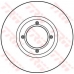 DF1995 TRW Тормозной диск