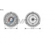 MSC421 AVA Сцепление, вентилятор радиатора