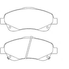 P 83 046 BREMBO Комплект тормозных колодок, дисковый тормоз