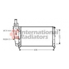 17002228 VAN WEZEL Радиатор, охлаждение двигателя