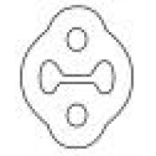 038009 SIGAM Кронштейн, система выпуска ОГ