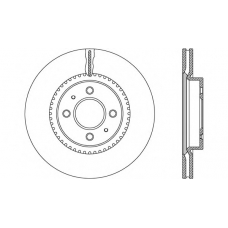 BDA2639.20 OPEN PARTS Тормозной диск