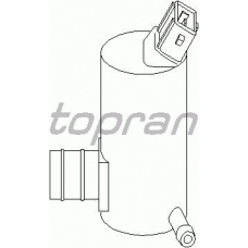 300 634 TOPRAN Водяной насос, система очистки окон