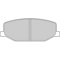 DBP360396 DURON Комплект тормозных колодок, дисковый тормоз