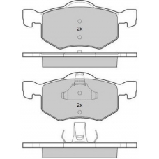 FBP-1786 FREMAX Комплект тормозных колодок, дисковый тормоз