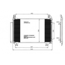 35652 NRF Конденсатор, кондиционер