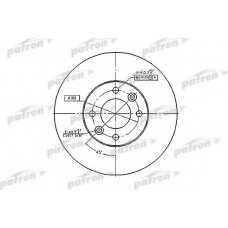 PBD1032 PATRON Тормозной диск
