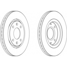 DDF870-1 FERODO Тормозной диск