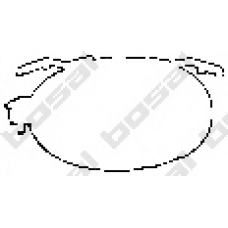 254-910 BOSAL Кронштейн, система выпуска ог