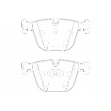 WBP23309A WAGNER LOCKHEED Комплект тормозных колодок, дисковый тормоз