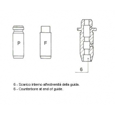 01-2560 METELLI Направляющая втулка клапана