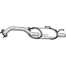 145-405 BOSAL Глушитель выхлопных газов конечный