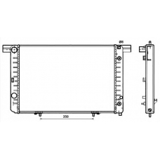 53090 NRF Радиатор, охлаждение двигателя