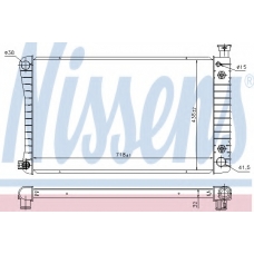 69468 NISSENS Радиатор, охлаждение двигателя