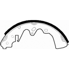 FSB189 FERODO Комплект тормозных колодок