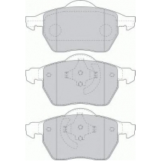 FDB1495 FERODO Комплект тормозных колодок, дисковый тормоз