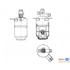 8FT 351 198-211 HELLA Осушитель, кондиционер
